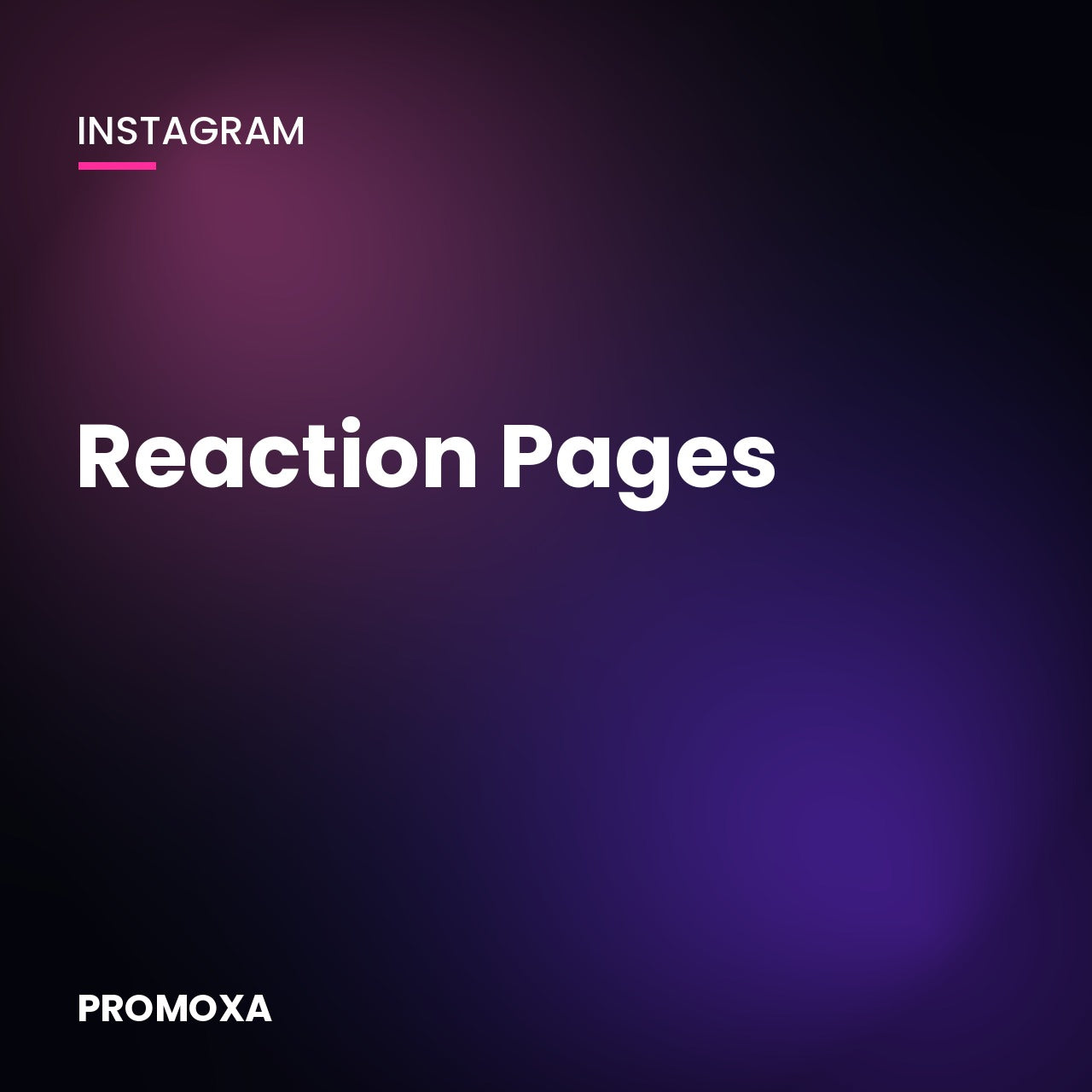 Instagram Reaction Pages